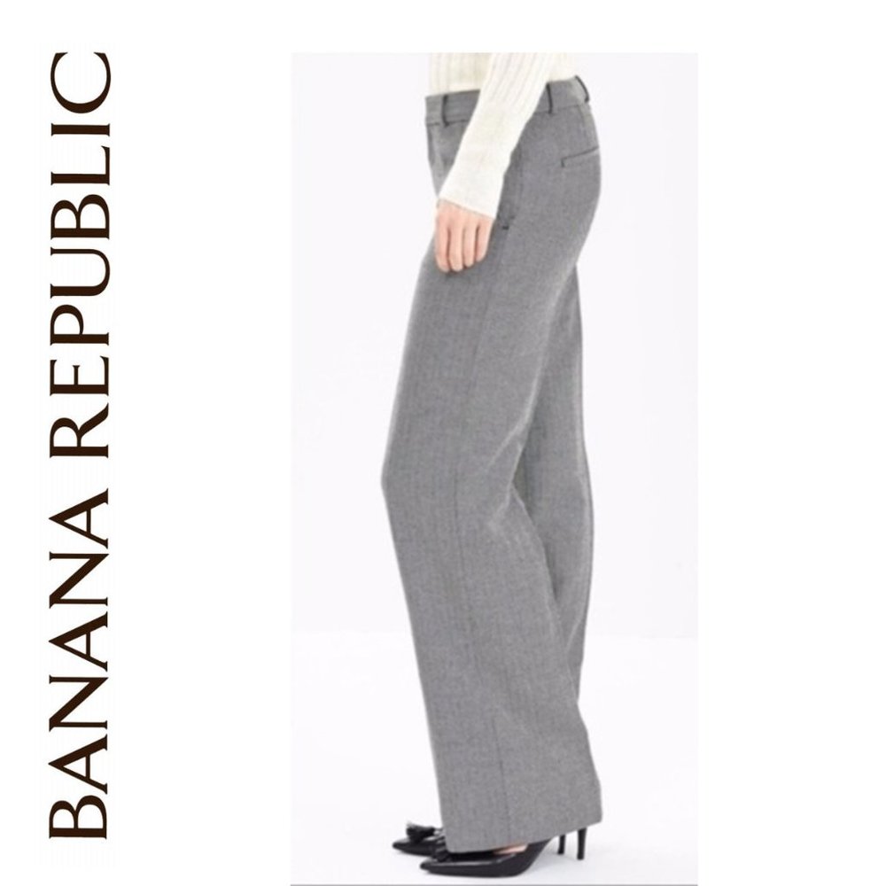 🌸 NWT BANANA REPUBLIC BLAKE WIDE LEG TROUSER PANTS